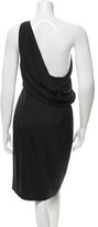 Thumbnail for your product : Maison Rabih Kayrouz Satin Sleeveless One-Shoulder Dress