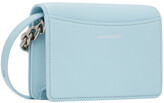 Thumbnail for your product : Alexander McQueen Blue Mini Four Ring Shoulder Bag