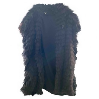 Harrods Black Fox Coat for Women