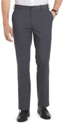 van heusen men's traveler slim fit flat front pant