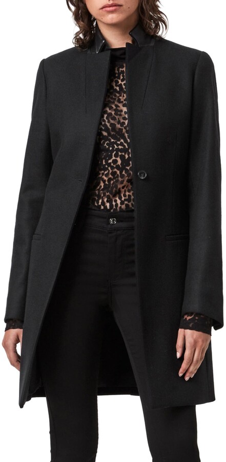 allsaints leni coat