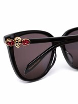 Thumbnail for your product : Alexander McQueen Sunglasses Skull Droplets square-frame sunglasses