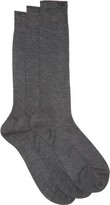 Thumbnail for your product : Raey Set Of Three Silk Socks