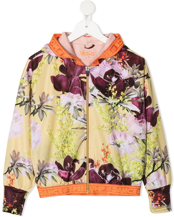 Molo Floral-Print Bomber Jacket - ShopStyle Girls' Outerwear