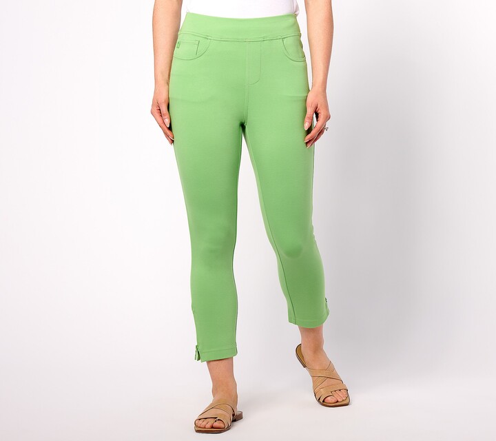 Petite Coastal Crop Perfect Ponte Pants