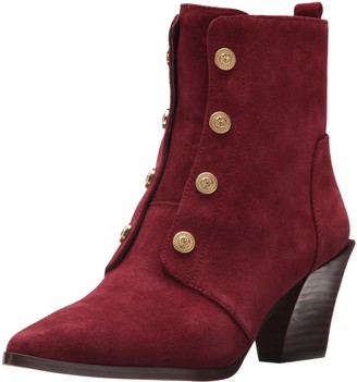 nine west red ankle boots