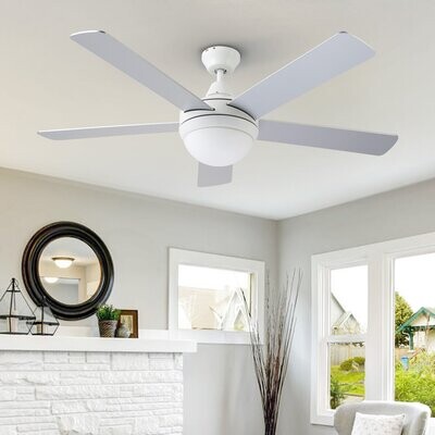 Remote Control Ceiling Fans With Lights | Shop the world's largest 