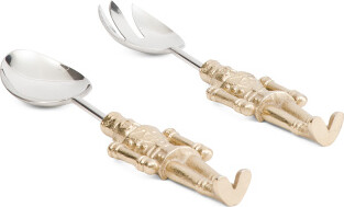 TJMAXX 2Pk 12.5In Nutcracker Salad Servers