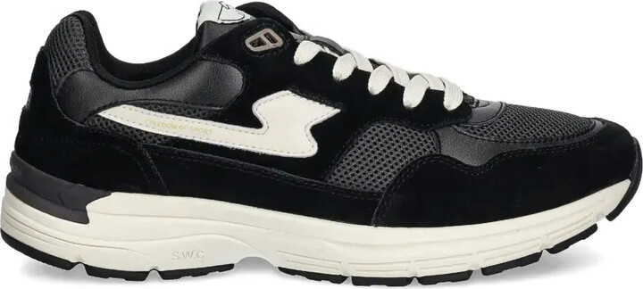 Stepney Workers Club Mesh-Panelled Running Shoes