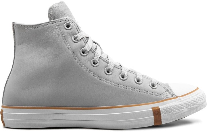 converse grey hi tops
