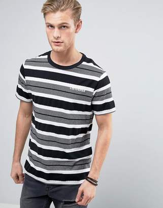 Converse Stripe T-Shirt in Gray 10003393-A01