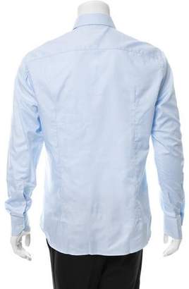 Versace Point Collar Button-Up Shirt w/ Tags
