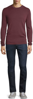 Thumbnail for your product : Michael Kors Interlock Long-Sleeve Cashmere Sweater, Burgundy