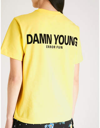 Mo&Co. Damn Young cotton-jersey T-shirt