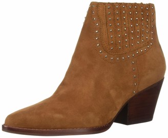 dolce vita stacked heel suede ankle booties