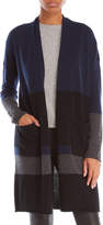 Thumbnail for your product : Forte Cashmere Color Block Duster Cardigan