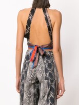 Thumbnail for your product : AMIR SLAMA Silk Cropped Top