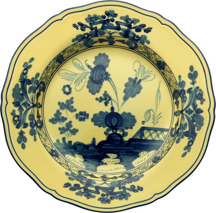 Ginori 1735 Oriente Italiano Citrino Dessert Plate