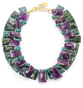 Thumbnail for your product : Nest Turquoise & Amethyst Double-Strand Collar Necklace