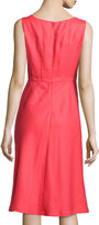 Thumbnail for your product : Lafayette 148 New York Dora Linen Sleeveless Dress