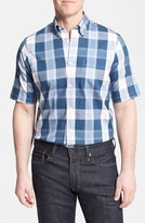 Thumbnail for your product : Nordstrom SmartcareTM Wrinkle Free Regular Fit Check Short Sleeve Sport Shirt
