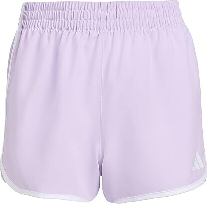 Adidas Originals Kids Woven Pacer Short with Binding (Big Kid) Girl's Shorts Ice Lavender Adi : XL (18-20 Big Kid), Polyester