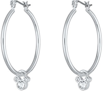 Disney Mickey Mouse Crystal Icon Hoop Earrings - ShopStyle