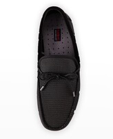 Thumbnail for your product : Swims Mesh %26 Rubber Braided-Lace Boat Shoe