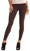 Thumbnail for your product : Charlotte Russe Ankle Length Stretch Cotton Leggings