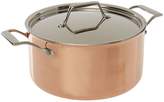Thumbnail for your product : Linea Cucina copper stock pot 5.6L