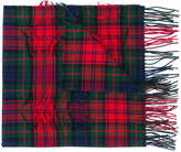 Thumbnail for your product : Burberry Fil Coupé Tartan Wool Cashmere scarf