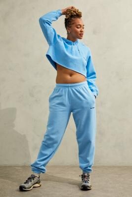 iets frans... iets frans. Baby Blue Joggers - Blue L at Urban Outfitters -  ShopStyle Activewear Trousers
