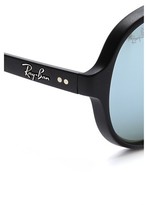 Thumbnail for your product : Ray-Ban Matte Mirrored Cats 5000 Sunglasses