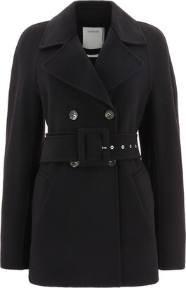 Sportmax "Dritto" belted caban