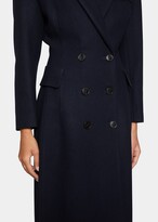 Thumbnail for your product : Dries Van Noten Rialto Double-Breasted Long Wool Coat