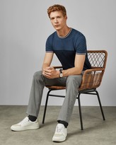 Thumbnail for your product : Ted Baker Panelled Cotton T-shirt