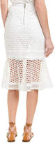 Thumbnail for your product : Moon River Lace Midi Skirt