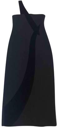 Carolina Herrera Black Wool Dress for Women Vintage