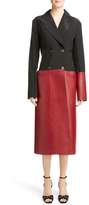 Thumbnail for your product : Loewe Paneled Nappa Leather Coat