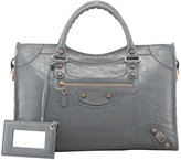 Thumbnail for your product : Balenciaga Giant 12 Rose Golden City Bag, Gris Tarmac