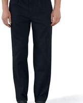 Thumbnail for your product : Charles Tyrwhitt Navy classic fit single pleat weekend chinos