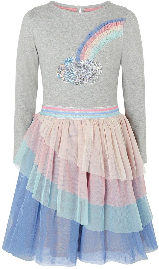 girls rainbow dress uk