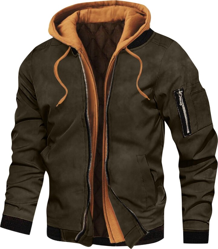 HAOLEI Bomber Jacket Men UK Sale Clearance Military Jacket Men