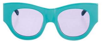Karen Walker Tinted Cat-Eye Sunglasses