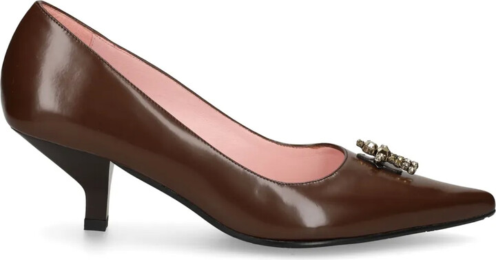 ras 50mm Pointed-Toe Embellished Pumps