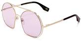 Thumbnail for your product : Marc Jacobs Women's Brow Bar Round Sunglasses, 56mm