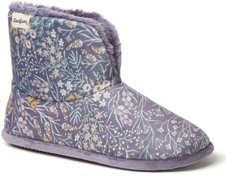 dearfoam velour bootie slippers