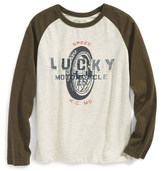 Thumbnail for your product : Lucky Brand 'Motor' Raglan Sleeve T-Shirt (Toddler Boys & Little Boys)