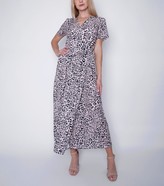 Thumbnail for your product : New Look Gini London Animal Print Split Midi Dress