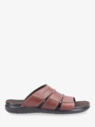 Hush Puppies Cameron Leather Mule Sandals, Brown